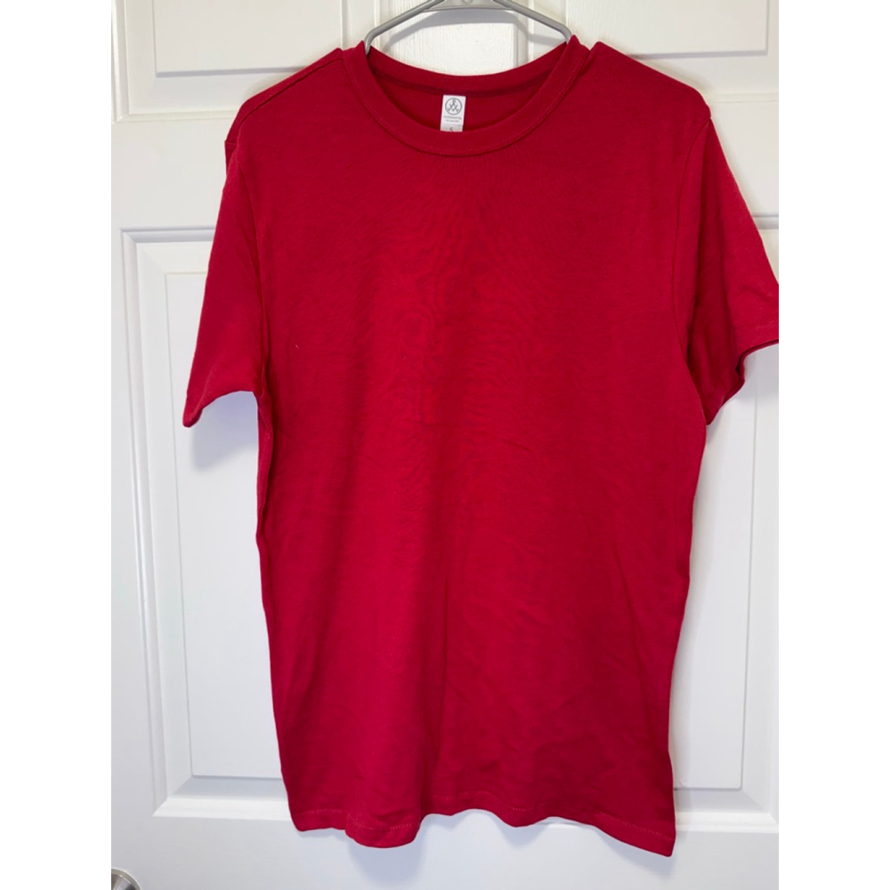 Men’s Alternative Apparel Red Short Sleeve Crewneck Tee Shirt Size S